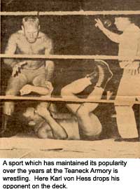 boxing at Teaneck Armory